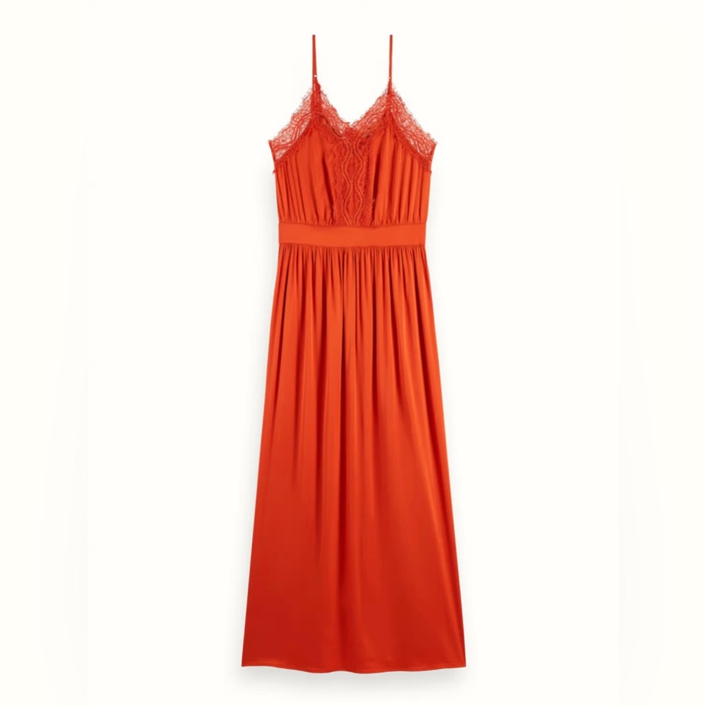 Scotch & Soda Lace Trim Cami Dress